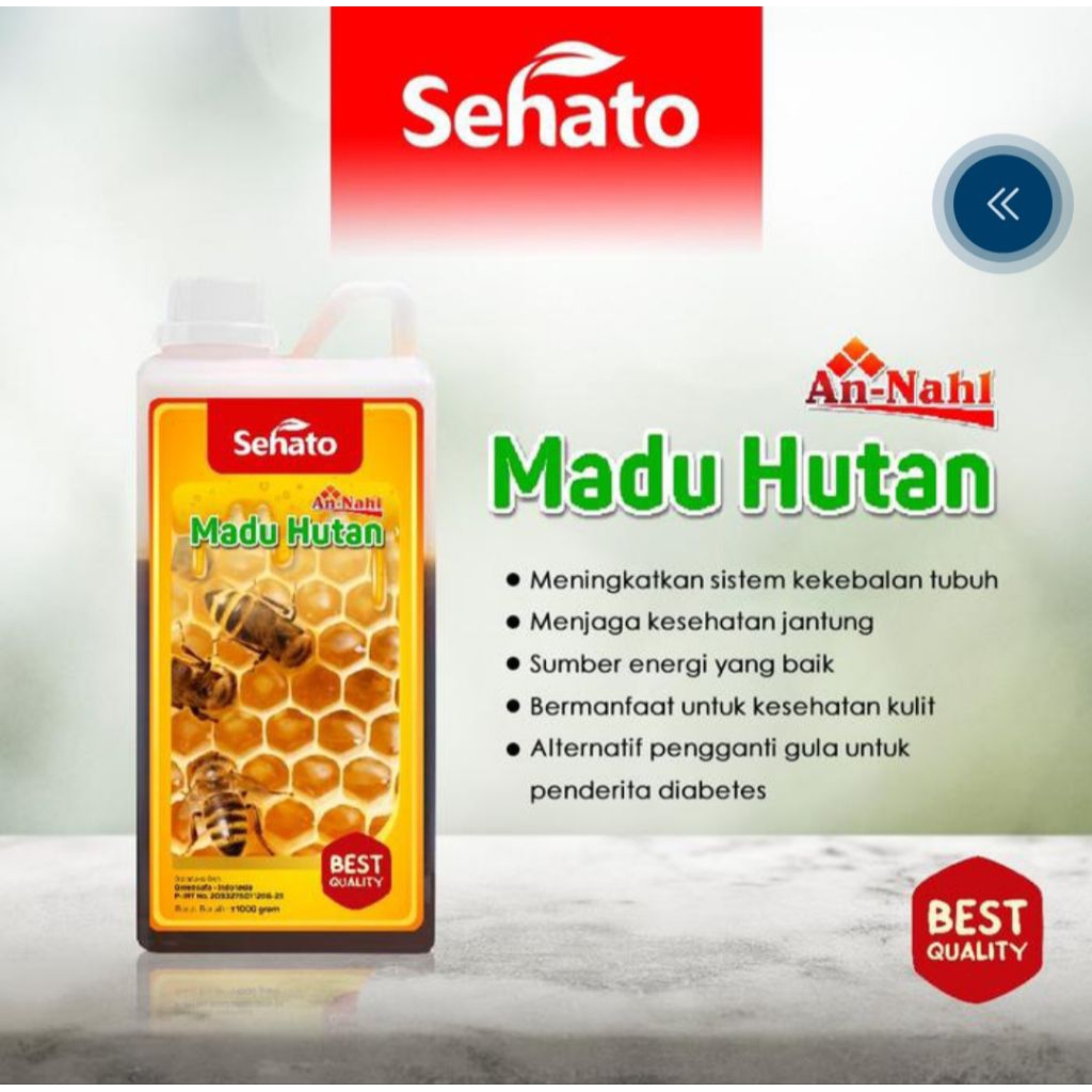 

Madu Hutan Sehato 1kg || Madu Hutan An Nahl