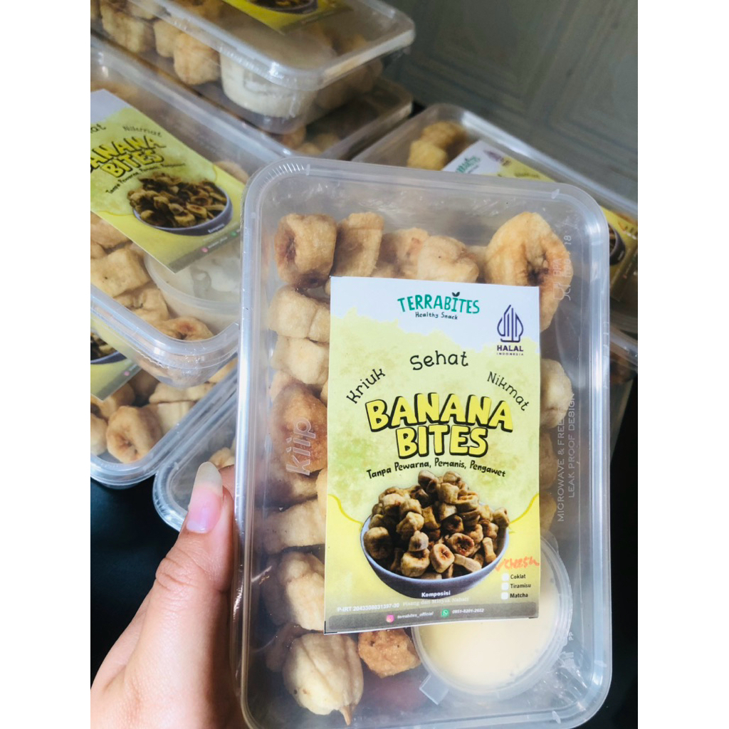

Pisang oven crispy - Banana Bites Keju