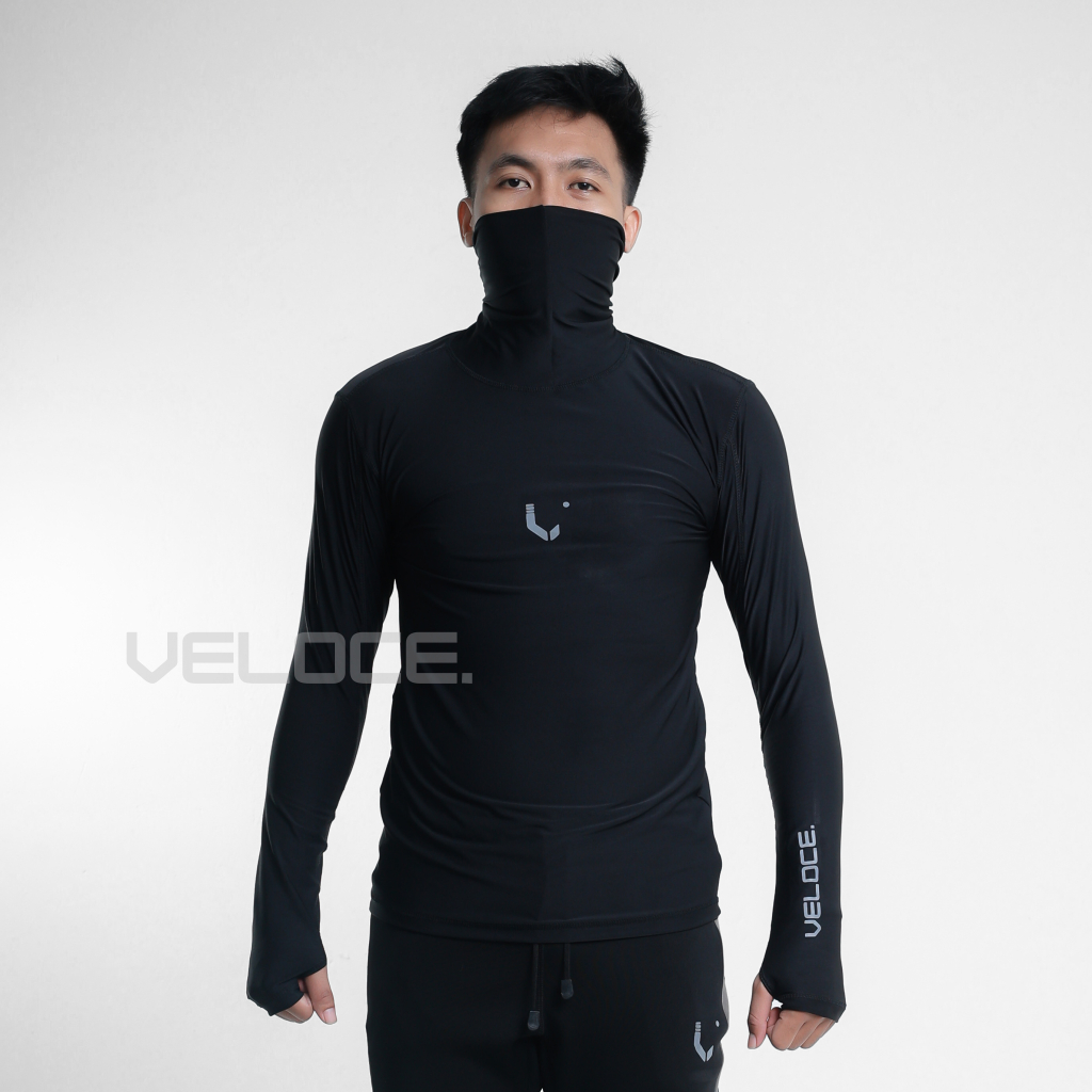 Baselayer buff olahraga pria casual mancing hiking gym basic sporty Veloce/Manset buff olahraga pria