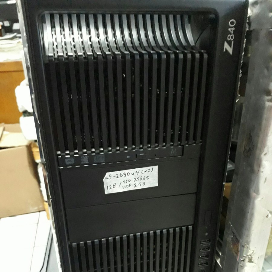 SERVER TWR HP Z840 E5-2690V4x2pros 28CORE 56CPU/128 GB/2TB/QuadroK2200 ( BERGARANSI )