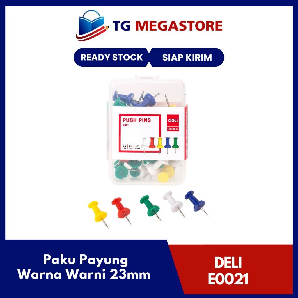 

Paku Payung DELI Warna Warni 23mm - E0021