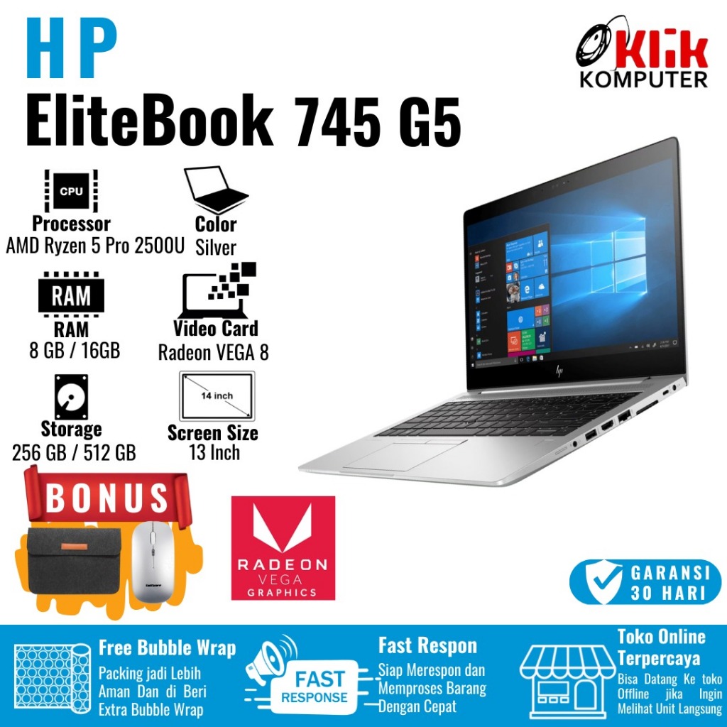 HP Elitebook 745 G6 Ryzen 5 Pro Ryzen 5 Pro AMD R5 R7