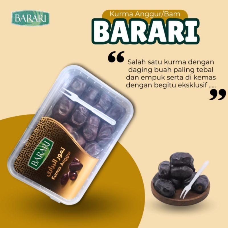 

KURMA BAM / KURMA ANGGUR 550GR