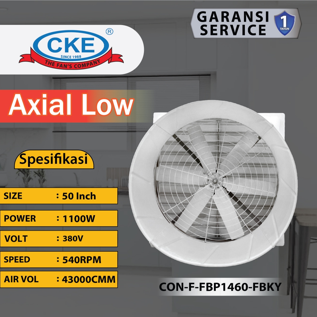Axial low noise CON-F-FBP1460-FBKY 50 Inch 380V cone fan/ box fan kandang ayam/ exhaust fan kandang 