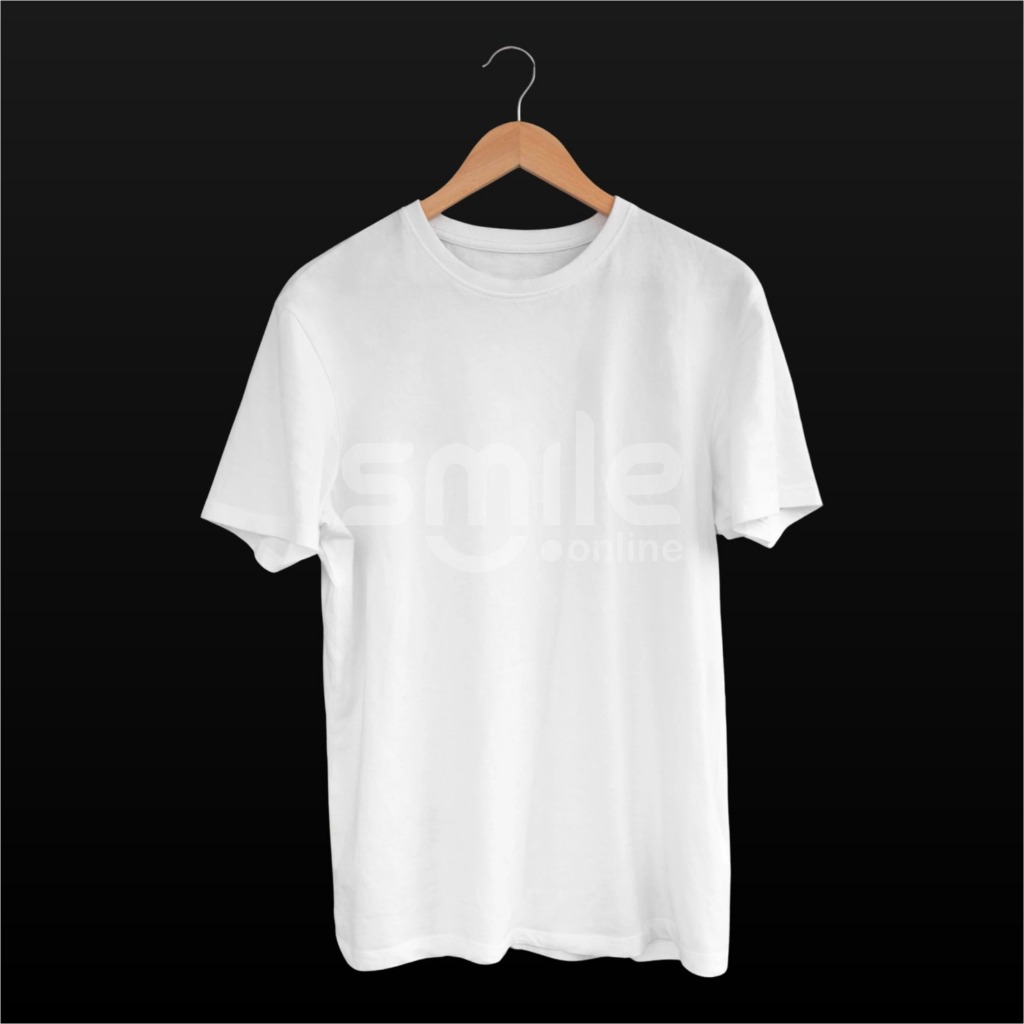 KAOS POLOS PUTIH - KAOS POLOS PRIA DAN WANITA - KAOS POLOS PREMIUM