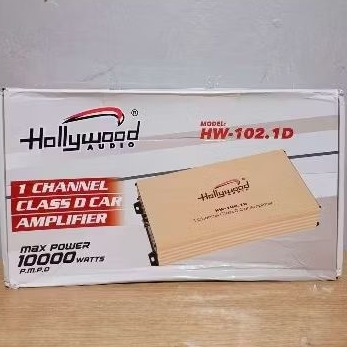 Monoblock Hollywood HW 102.1 D Class D Monoblock Hollywood