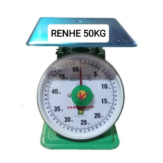Timbangan Jarum 50kg Renhe / Timbangan Duduk Analog / Timbangan Murah Serba Guna