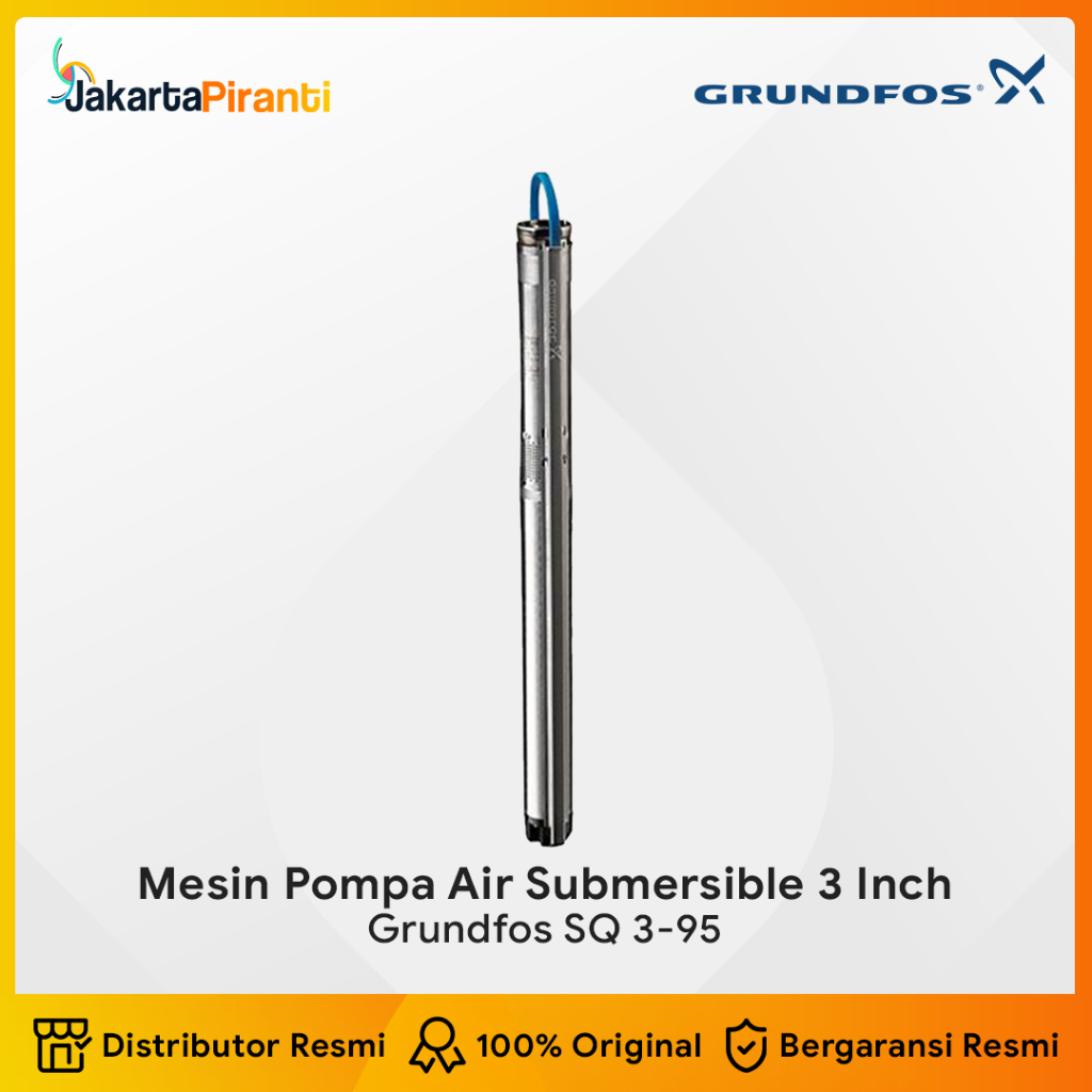 Mesin Pompa Air Celup Dalam Submersible 3 Inch Grundfos SQ 3-95