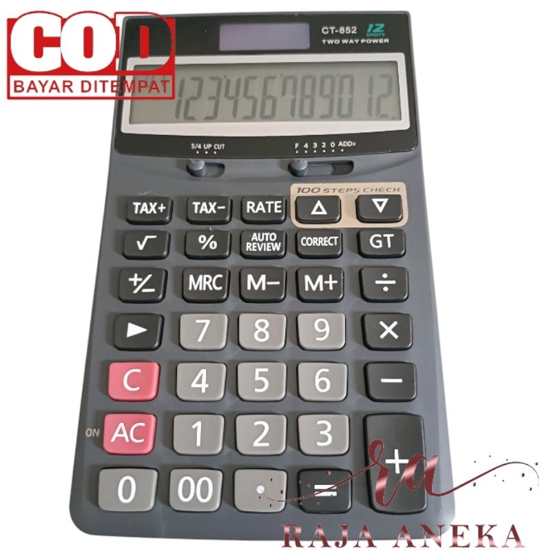

Calculator Kalkulator Murah tipe SDC852 852 Warna Menarik 12 Digit CT