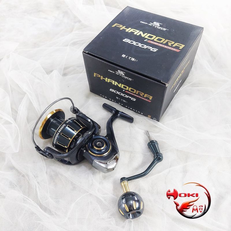 Reel pancing spinning Go-Strike Versus Phandora 8000pg power handle