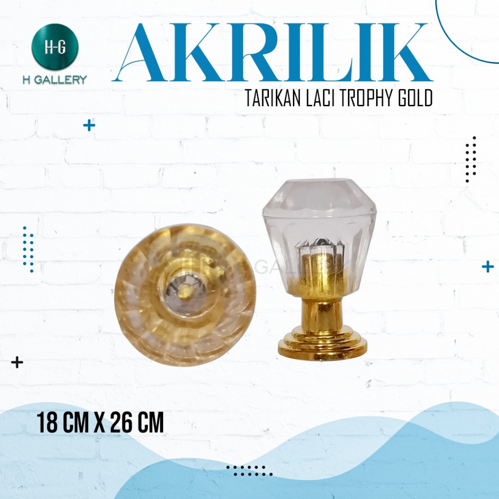 TARIKAN LACI AKRILIK TROPHY - 18X26 CM *S