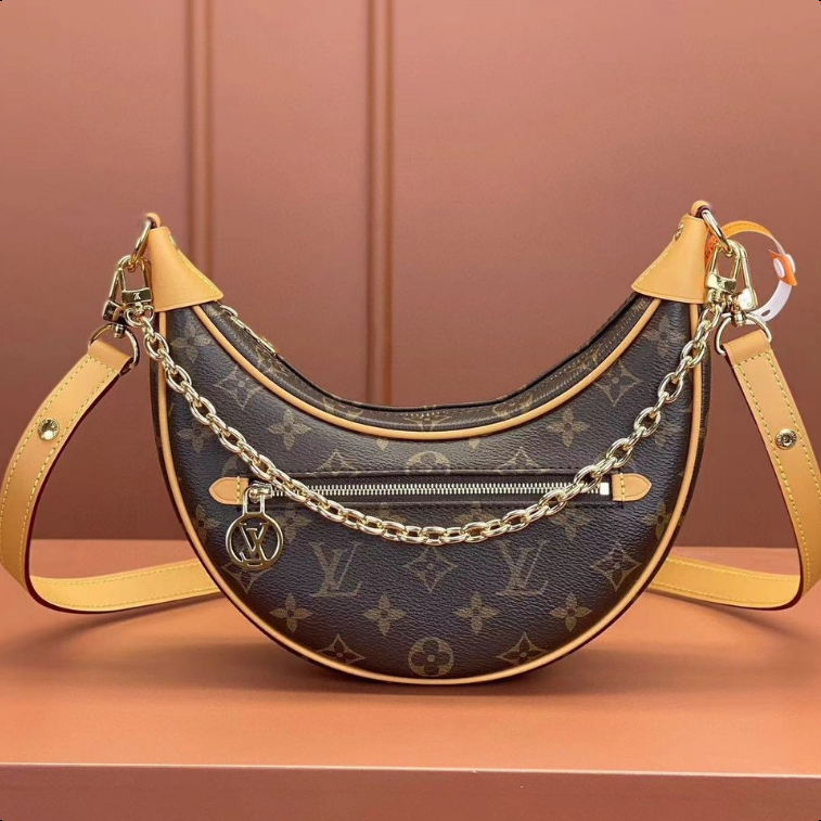 [100% authentic/ Box+dust bag]Louis Vuitton LV LOOP Women's crossbody handbag/Tas Selempang Wanita F