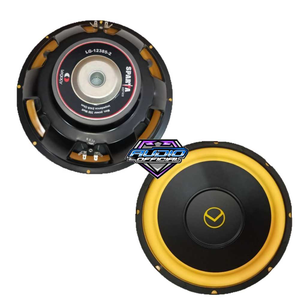 Speaker 12'' Subwoofer LEGACY Sparta 12385-2 Sub Woofer / Spiker 12 Inchi Original