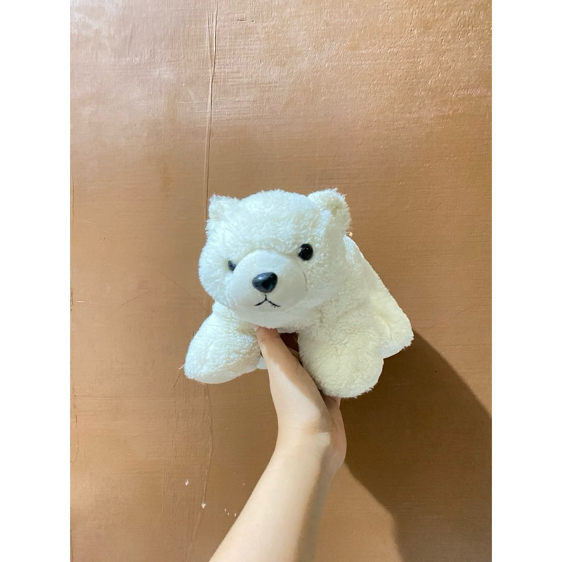 Boneka Karakter Polar Bear Miniso size 30x18cm Original / Boneka Polar Bear / Boneka Beruang / Bonek