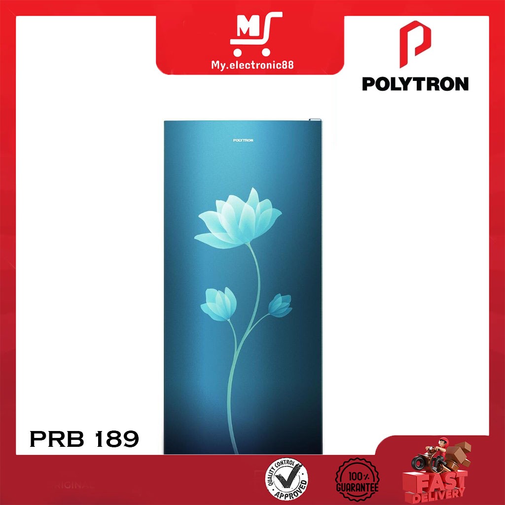 KULKAS POLYTRON 1 PINTU (PRB 189 B/R)