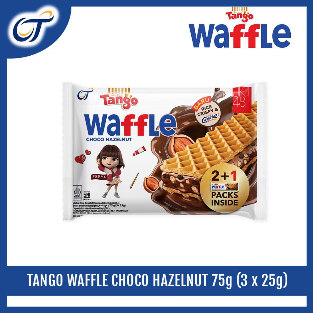 

TANGO WAFFLE CHOCO HAZELNUT 75GR - [1 PACK ISI 3PCS]