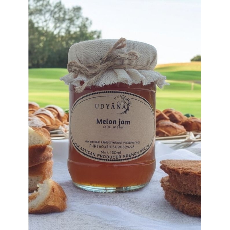 

Udyana Melon Jam | Selai Melon 150gr ( no preservatives, vegetarian & vegan friendly)