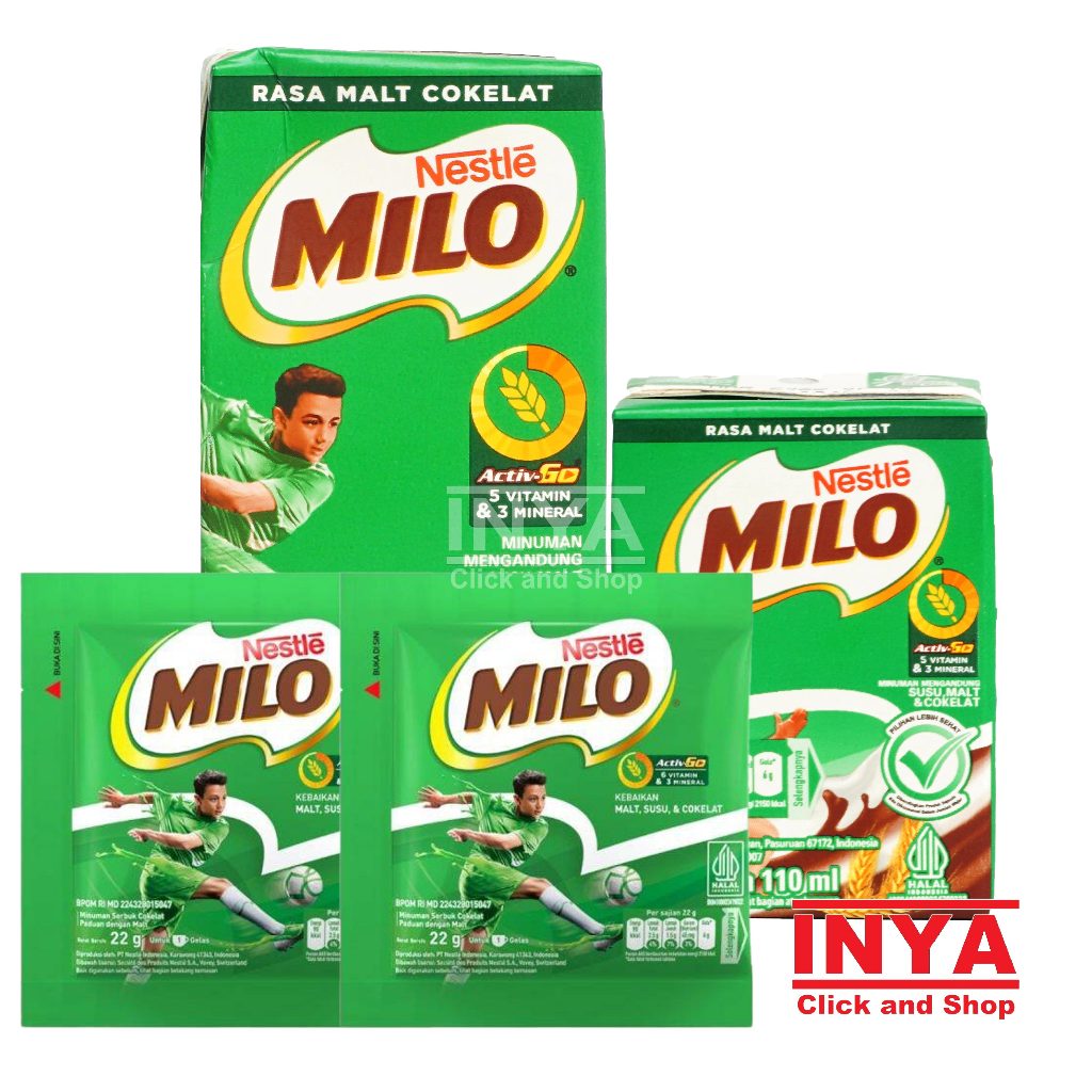 

Nestle Milo Rasa Malt Cokelat - Susu Kemasan - Chocolate Milk Drink