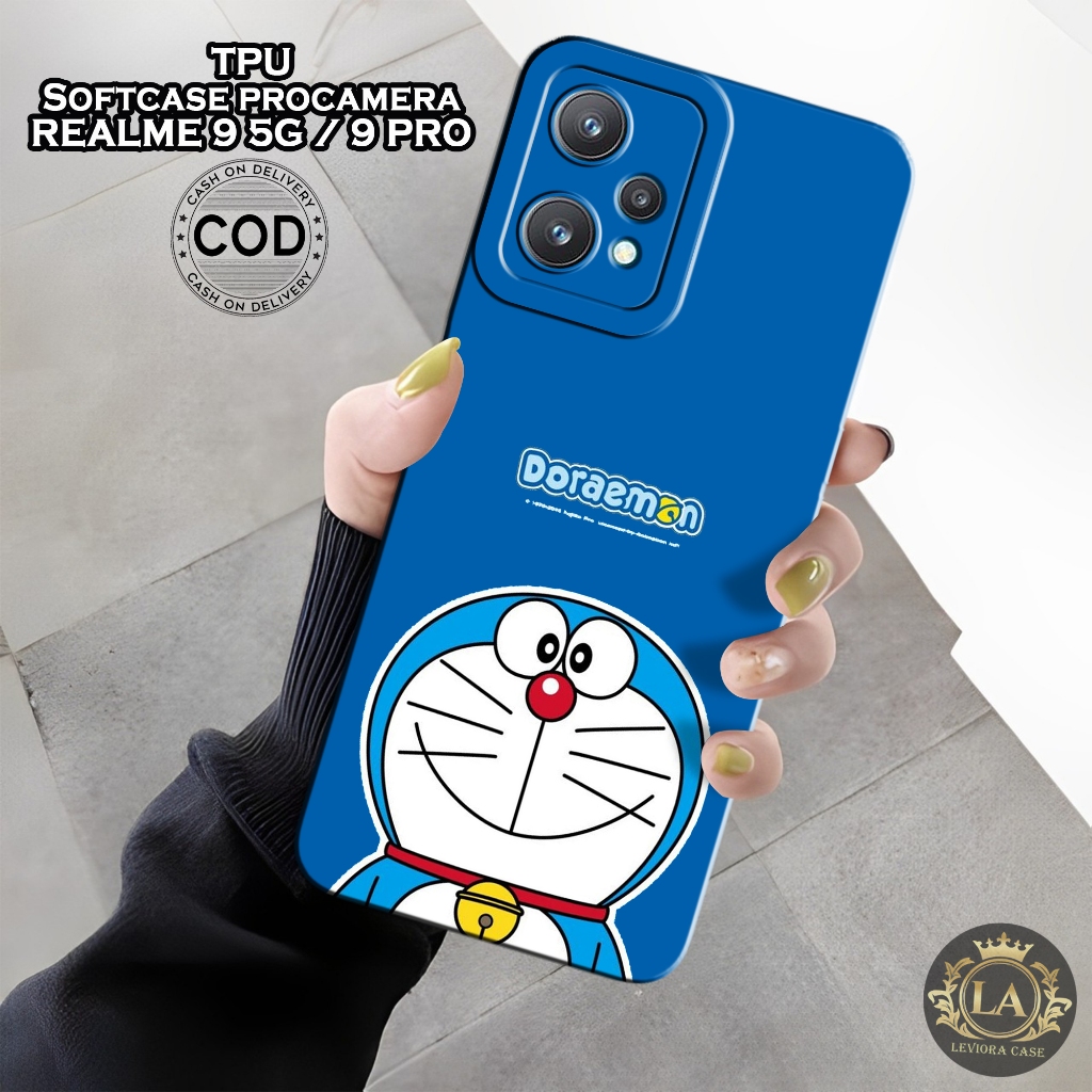 Case Realme 9 5G / 9 Pro Terbaru - Leviora Case - Fashion Case Doraemon - Softcase Realme 9 5G / 9 P