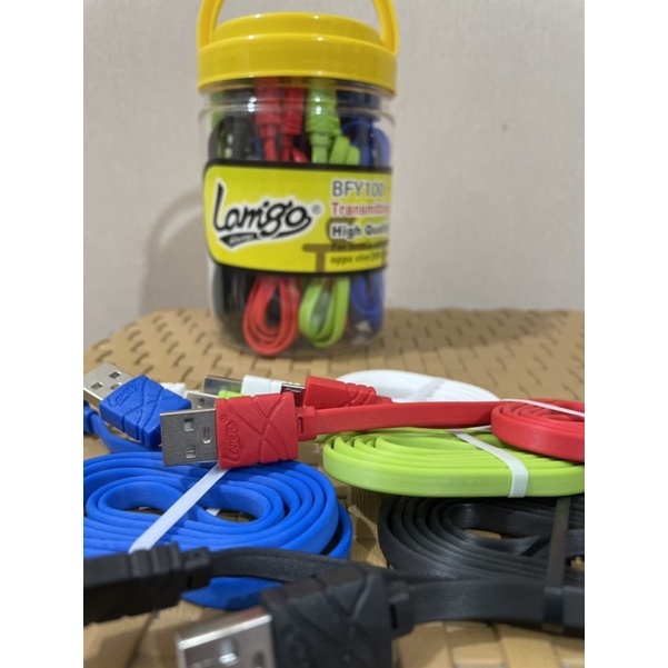 KABEL DATA LAMIGO BFY100 FASTCHARGING MICRO TYPE C IP