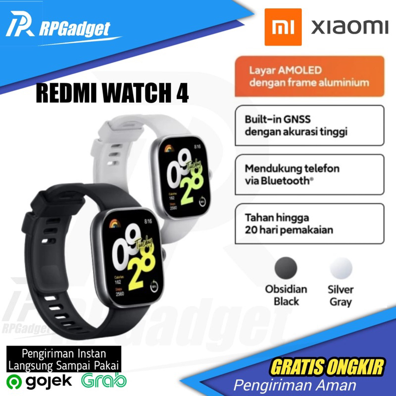 Xiaomi Redmi Watch 4 Original Smartwatch Xiaomi Garansi Resmi
