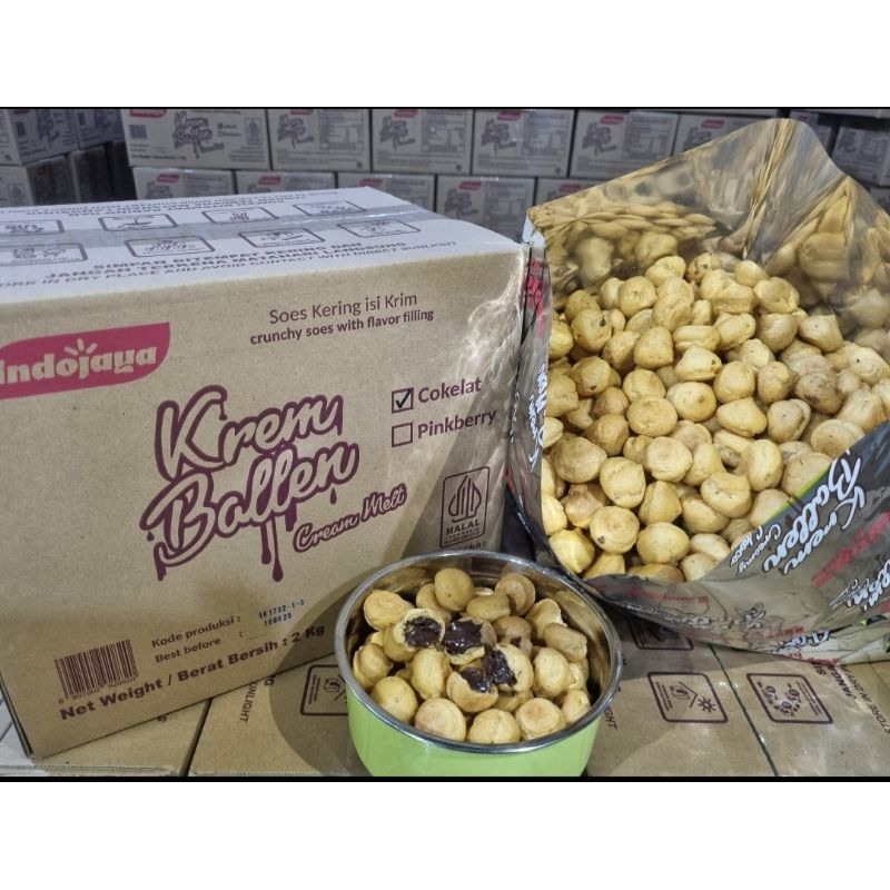 

Soes kering crem Ballen isi 2KG