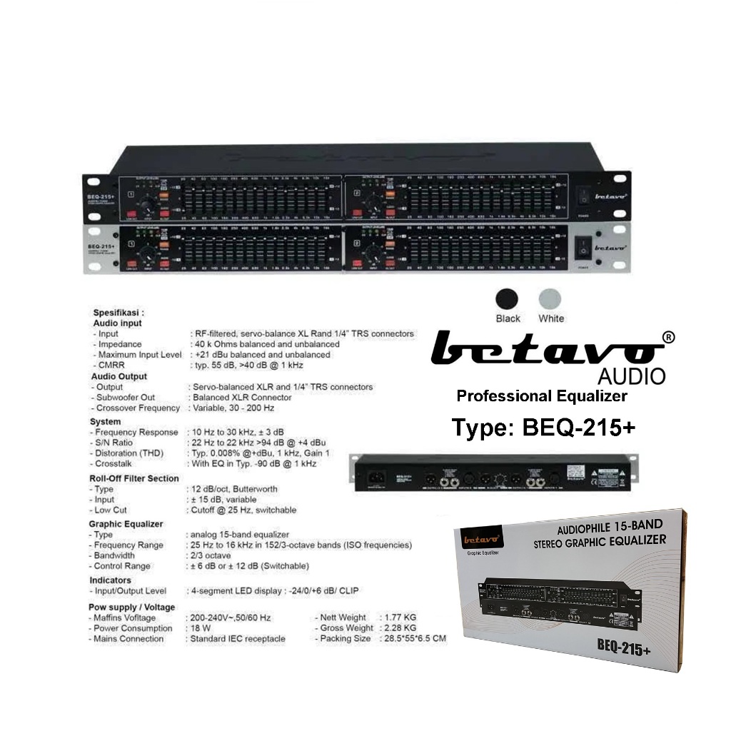Equalizer  BEQ-215 equalizer betavo type 215+ Original
