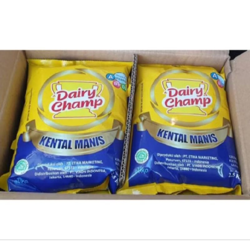 

Dairy Champ 2,5 kg per Karton isi 8 pcs