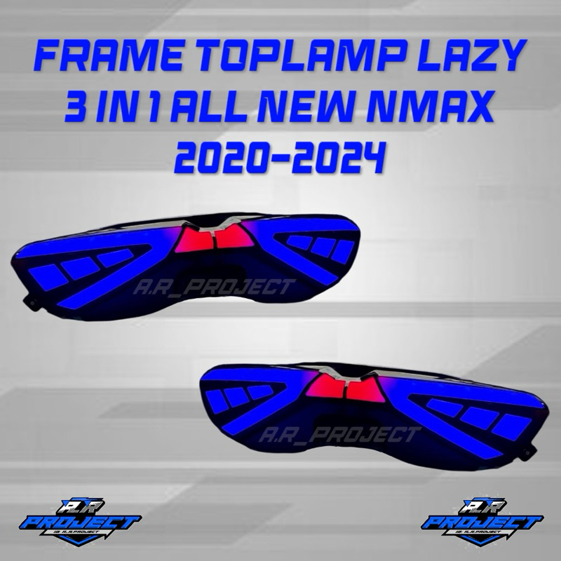 Frame Stoplamp Lazy 3in1 All New Nmax 2020-2024 Nmax New Lampu Stop Lampu Belakang Variasi