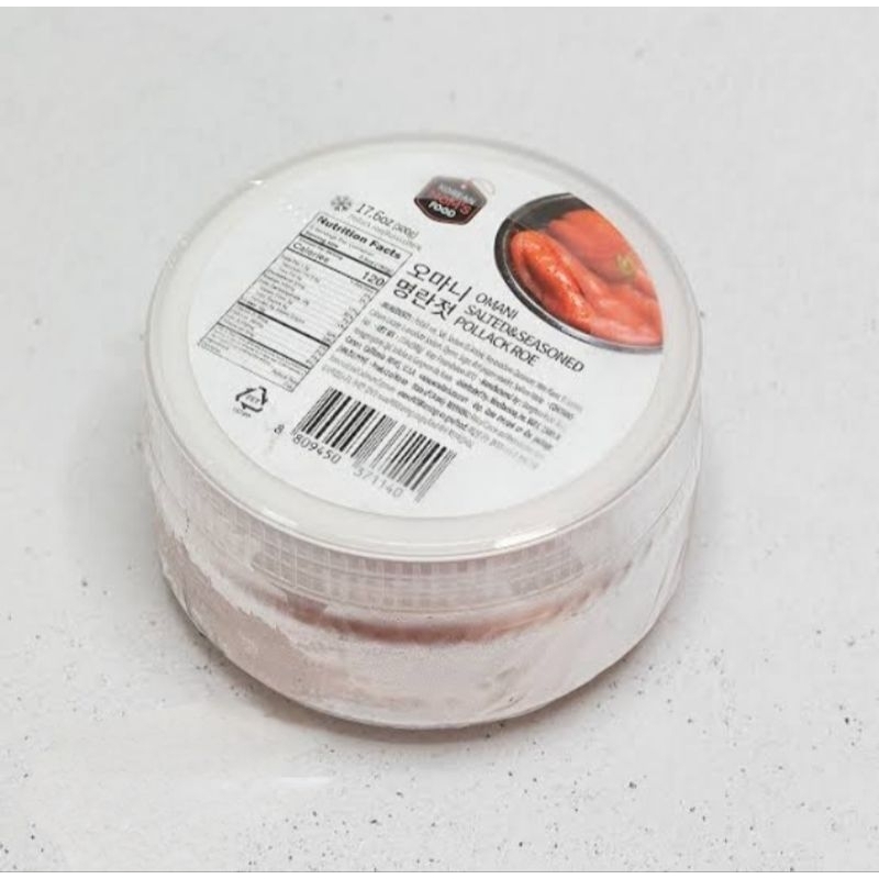 

Donghwa salted Pollack Roe 500gram / telur ikan Pollack berbumbu