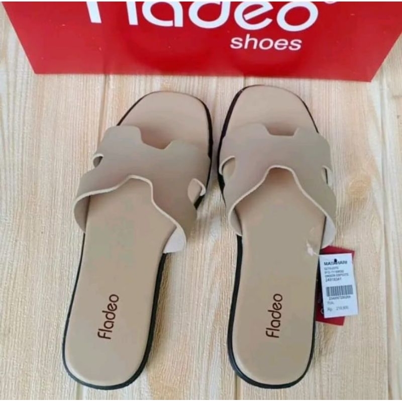 Sandal Wanita Slip On Korean Style