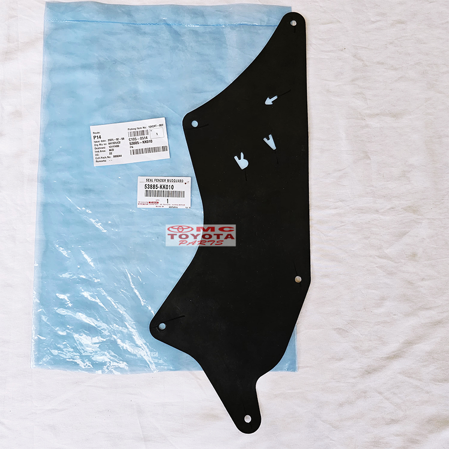 Seal Liner Fender Apron Pelindung Samping Liner Fender Cipratan Belakang Bawah Kanan Kiri Kijang