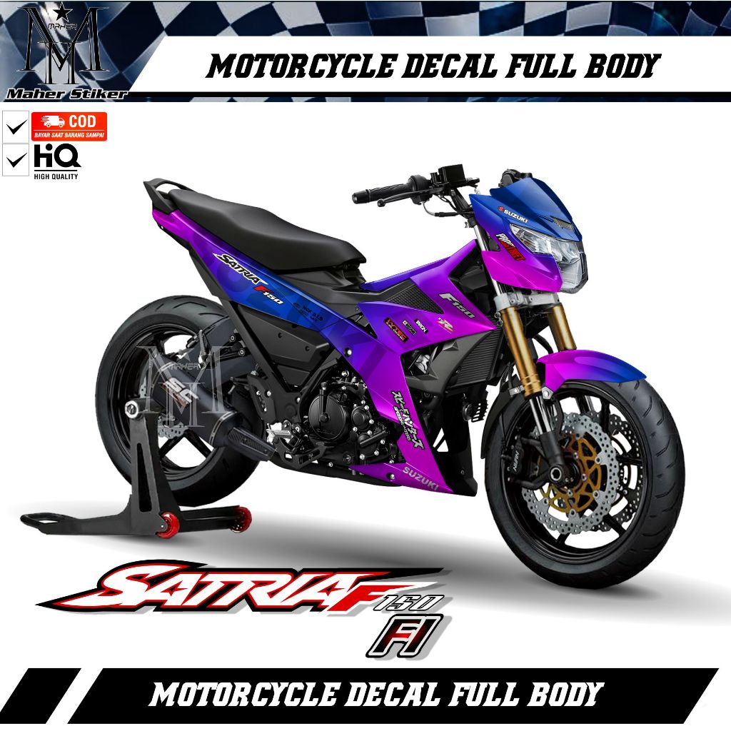 Decal Full Body Motor Satria fu FI  Variasi Bunglon