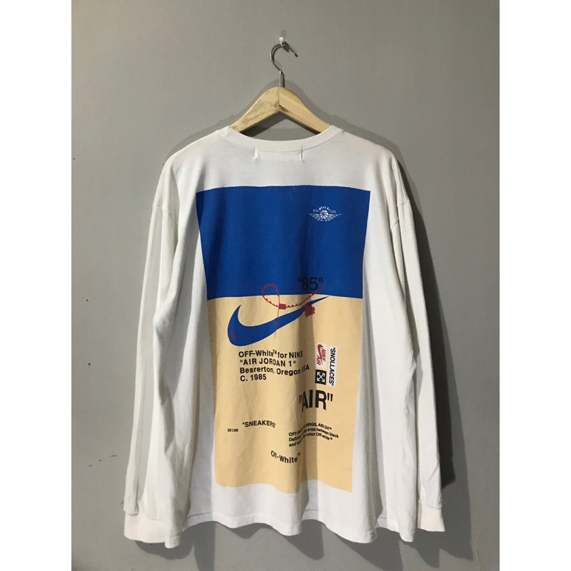 T-shirt Longsleeve NIKE X OFF WHITE