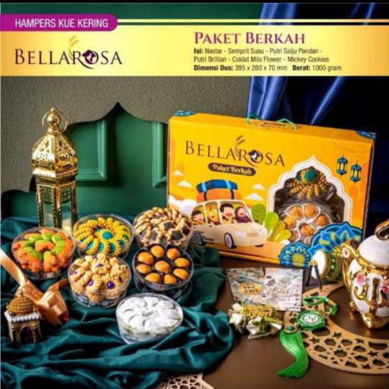

Paket Berkah BellaRosa Hampers Kue Kering Lebaran