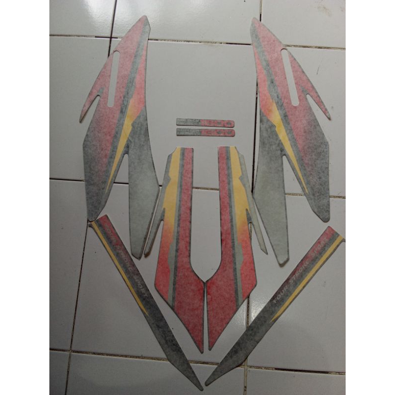 striping Lis body Honda glpro gl pro neotech tahun THN 1996 96 laminasi