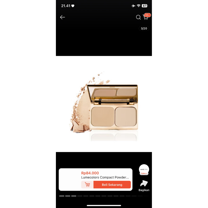 Lumecolors Compact Powder