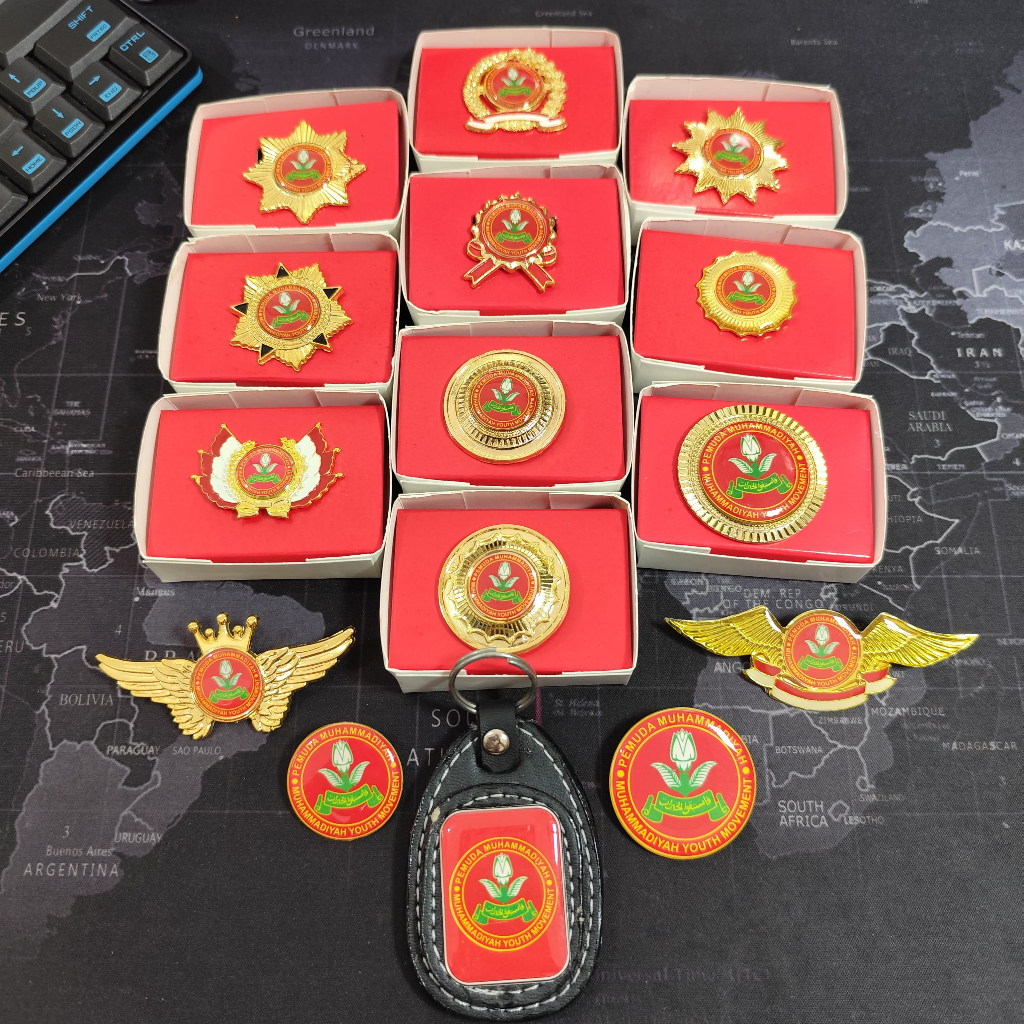 Pin Aksesoris Pemuda muhammadiyah / PemudaMu [ foto asli ]