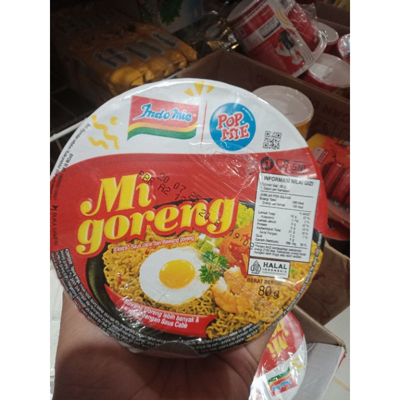 

Pop Mie Indomie Mi Goreng 80gr