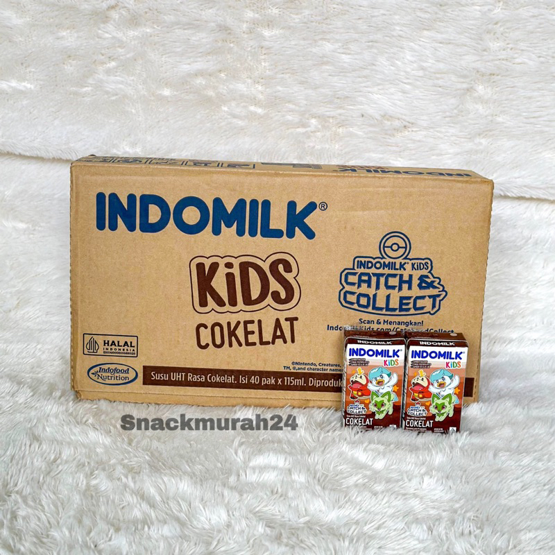 

Indomilk Kids Susu Chocolate Stroberi Mix 40 x 115 ml