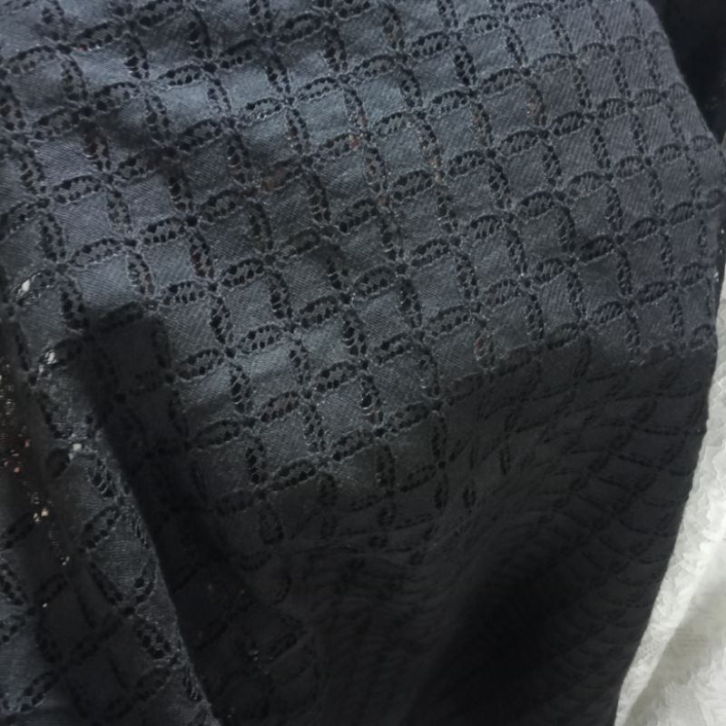 Kain Brokat Semi prada - Kain Katun Brukat Motif - Kain Brokat Lace Prancis - Kain Meteran Dt