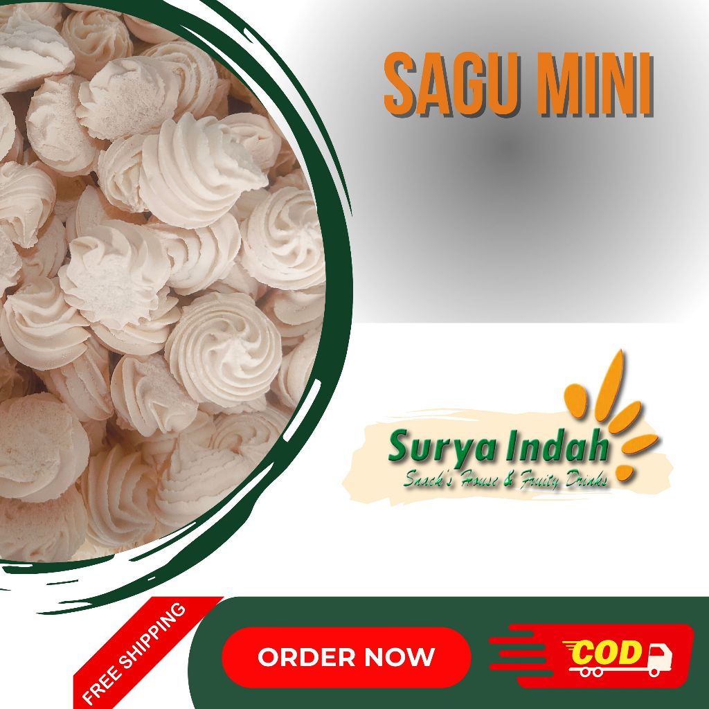 

Kue Sagu Mini CURAH 100gr dijamin enak kwalitas premium Surya Indah Jombang