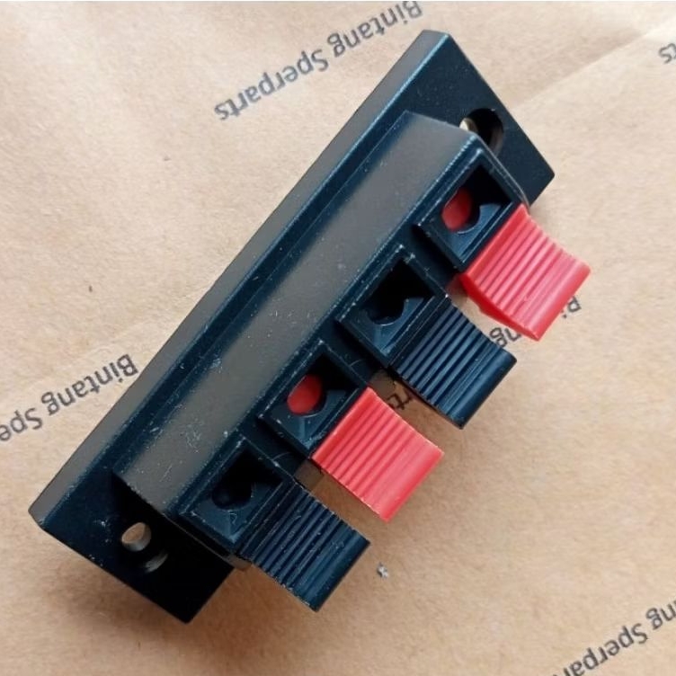 TERMINAL SPEAKER 4PIN BESAR TERMINAL SPEAKER 4 PIN JEPITAN KABEL SPEAKER