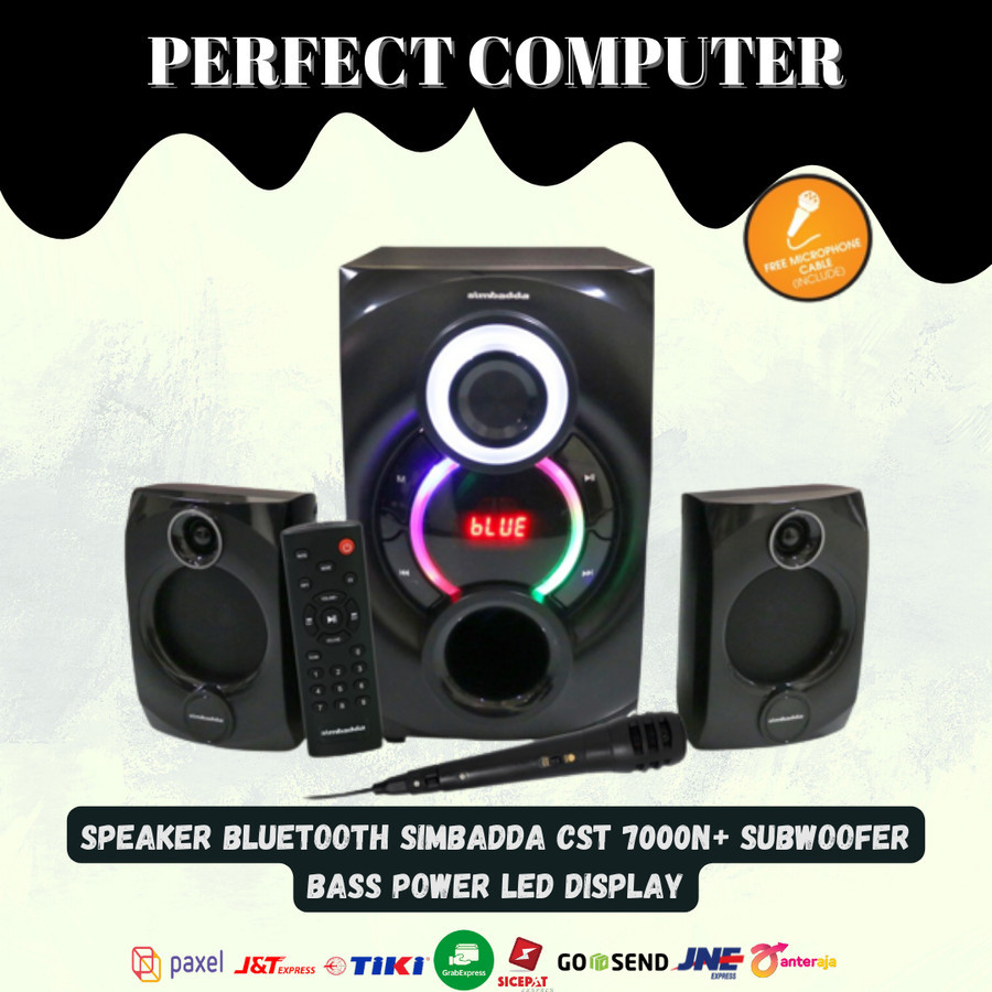 Simbadda Speaker CST 7000 N+ Music Player - CST 7000N+ with Remote