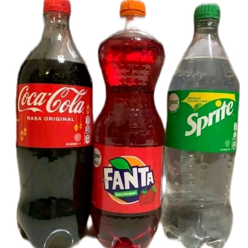 

Sprite || Fanta || Coca Cola Kemasan 1 Liter