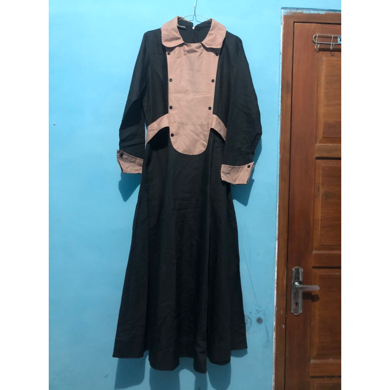 preloved gamis karita by diah suminar/gamis hitam