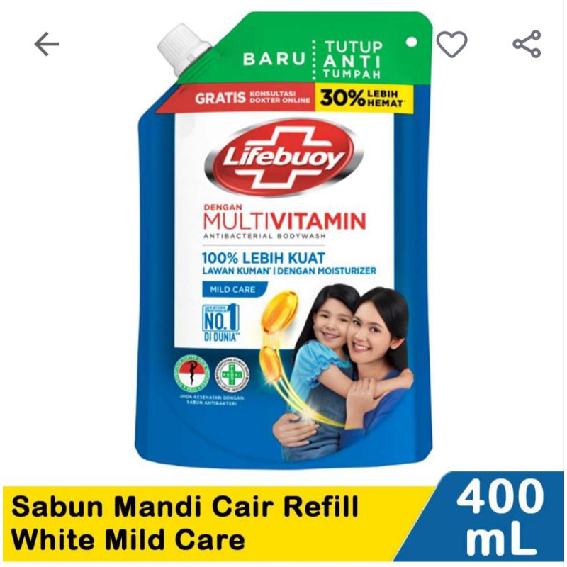 Sabun cair lifebuoy 400 ml