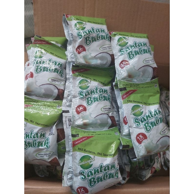 

Santan bubuk santanpas paket 6 renteng(60 sachet)
