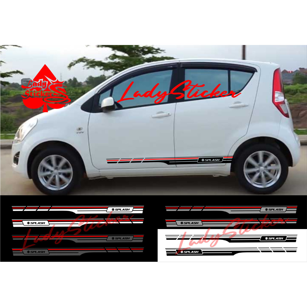 Sticker stiker mobil splash cutting sticker mobil suzuki splash