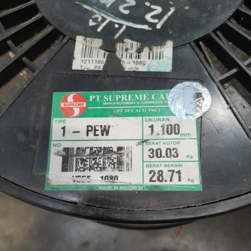 kawat email tembaga Supreme 1,1